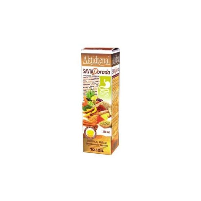 TONGIL Aktidrenal Savia Dorada 250ml | Suplemento Vegano Digestivo e Inmunitario | Reduce Cansancio y Fatiga