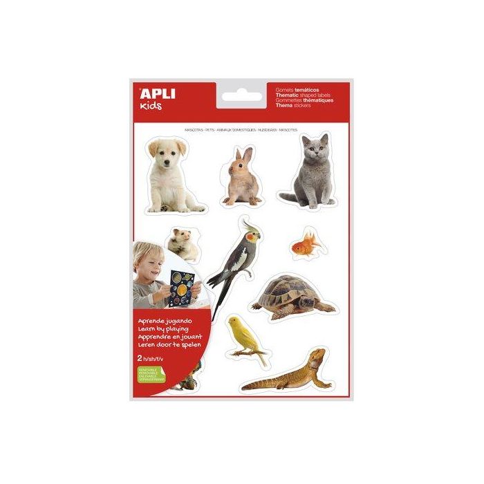 Gomets Apli Bolsa 2H Removibles Mascotas (17628) 5 unidades