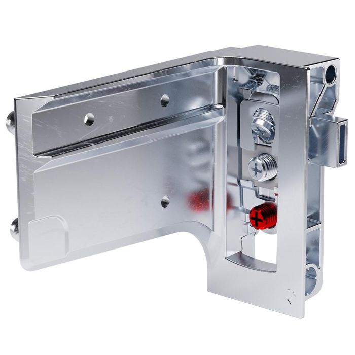 Italiana Ferramenta Libra H7 Colgador Oculto para Muebles Pesados Fijación Taco Mano Derecha Antidescolgamiento Regulable 210kg 1