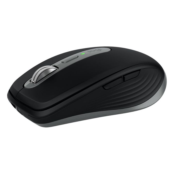 Logitech MX Anywhere 3S Para Mac - Ratón Inalámbrico Bluetooth Compacto Gris Espacio, Rueda MagSpeed, Clics Silenciosos, 8000 PPP, Recargable USB-C