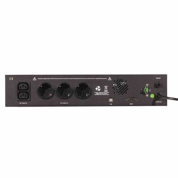 RIELLO SAI i-Dialog Rack 60 - 600VA / 360 W OFFLINE 3 x Shucko + 2 IEC 1