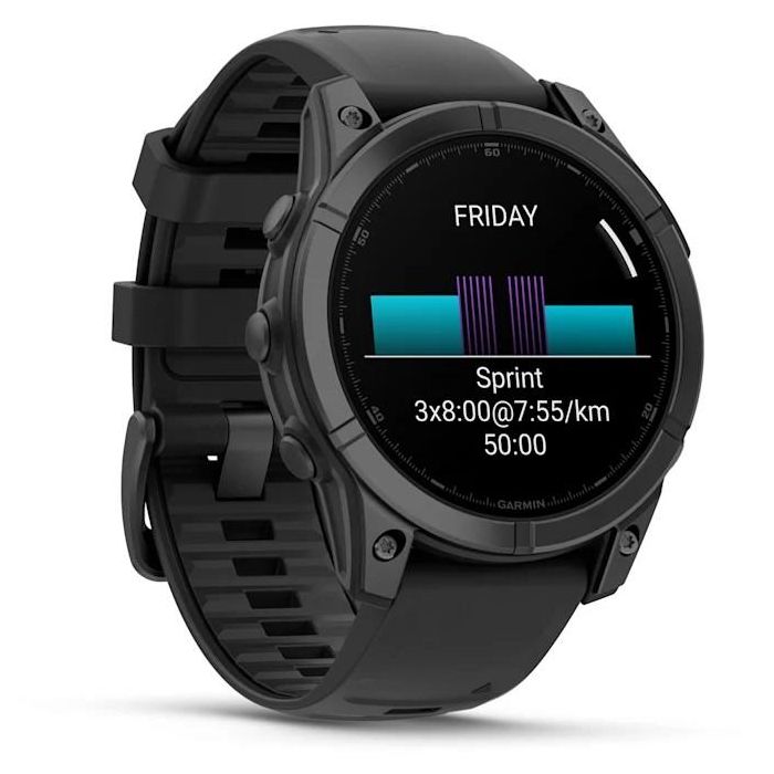 Garmin Fenix E 47mm AMOLED 1.3" 16GB GPS Táctil Fitness Salud Deporte Negro/Gris Pizarra 1 Garmin Fenix E 47mm AMOLED 1.3" 16GB GPS Táctil Fitness Salud Deporte Negro/Gris Pizarra 1