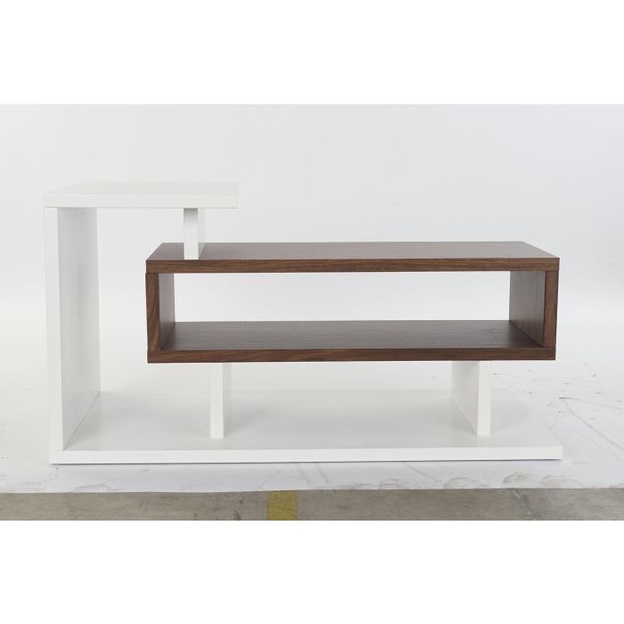 Mueble Tv Moderno DKD Home Decor Blanco Marron 60 x 58 x 110 cm 4