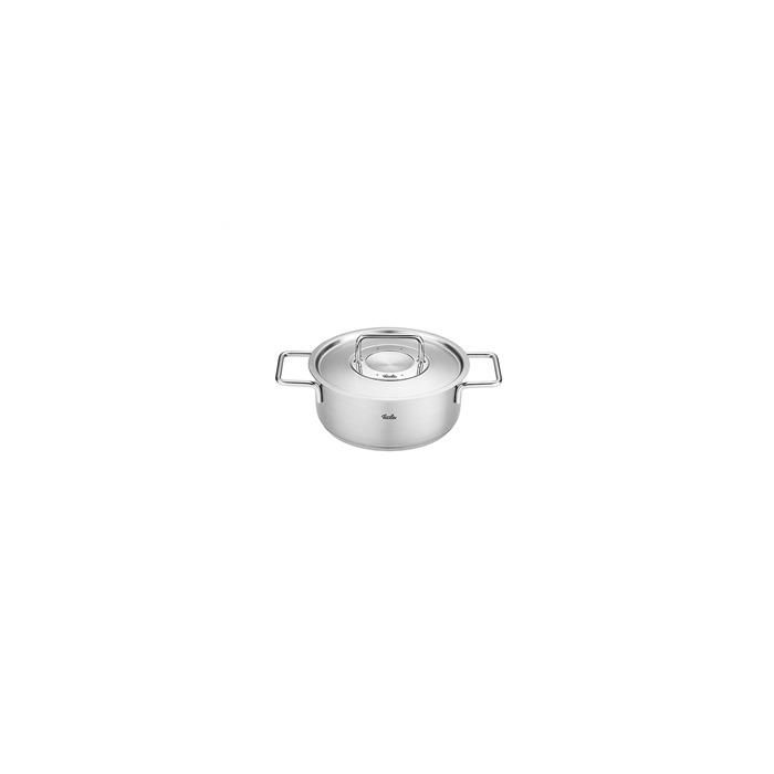 Fissler Pure Profi Cacerola de Acero Inoxidable 20 cm con Tapa de Metal, Apto para Inducción, 2.4L - 08612420000/0 Fissler Pure Profi Cacerola de Acero Inoxidable 20 cm con Tapa de Metal, Apto para Inducción, 2.4L - 08612420000/0