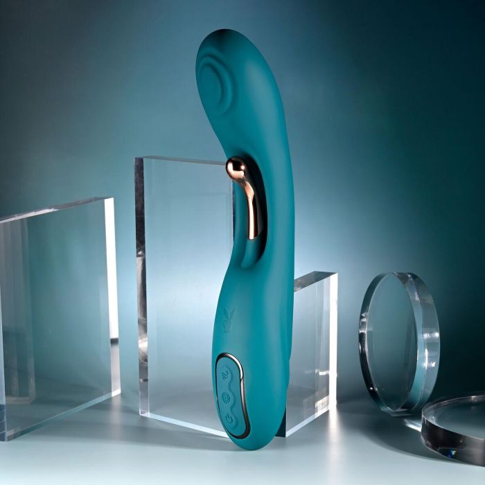 Vibrador Doble Estimulación Evolved Playboy Verde 5