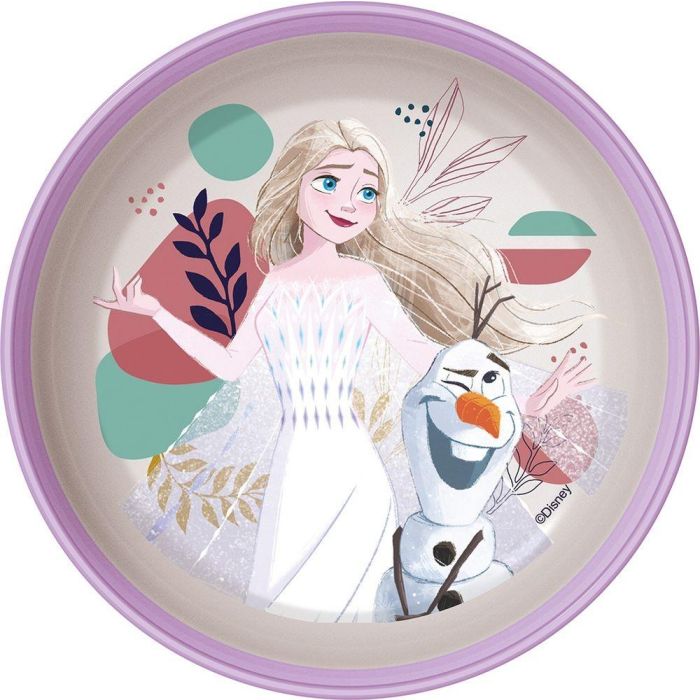 Disney Bowl Premium Bicolor Antideslizante Frozen CZ11288 para Niños
