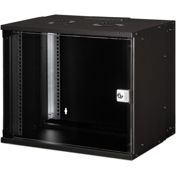 Digitus Armario mural SOHO Pro 9U 19" negro 460x540x400 mm para rack y gestión de cables 0 Digitus Armario mural SOHO Pro 9U 19" negro 460x540x400 mm para rack y gestión de cables 0