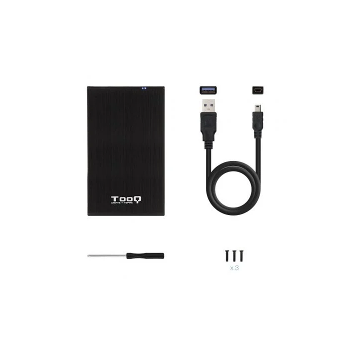 CAJA HDD TOOQ TQE-2522B 2.5'' SATA USB3.0 NEGRA 4 CAJA HDD TOOQ TQE-2522B 2.5'' SATA USB3.0 NEGRA 4