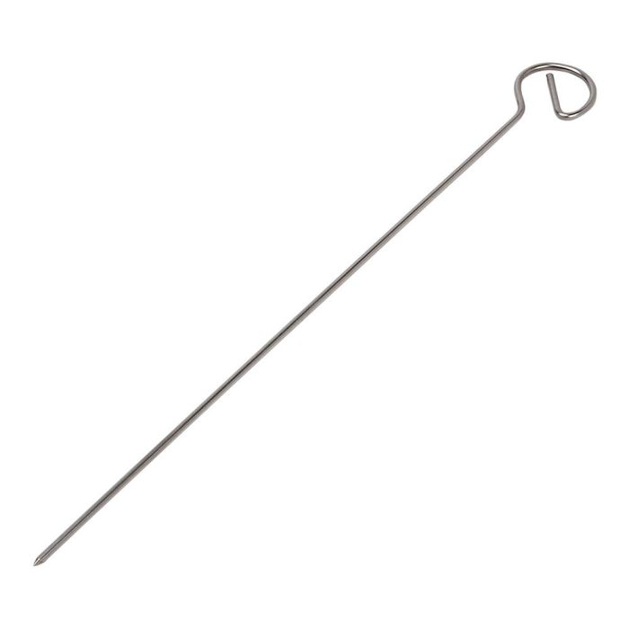 Sauvic Pincho de acero inoxidable 18/8 35cm para barbacoa 0 Sauvic Pincho de acero inoxidable 18/8 35cm para barbacoa 0