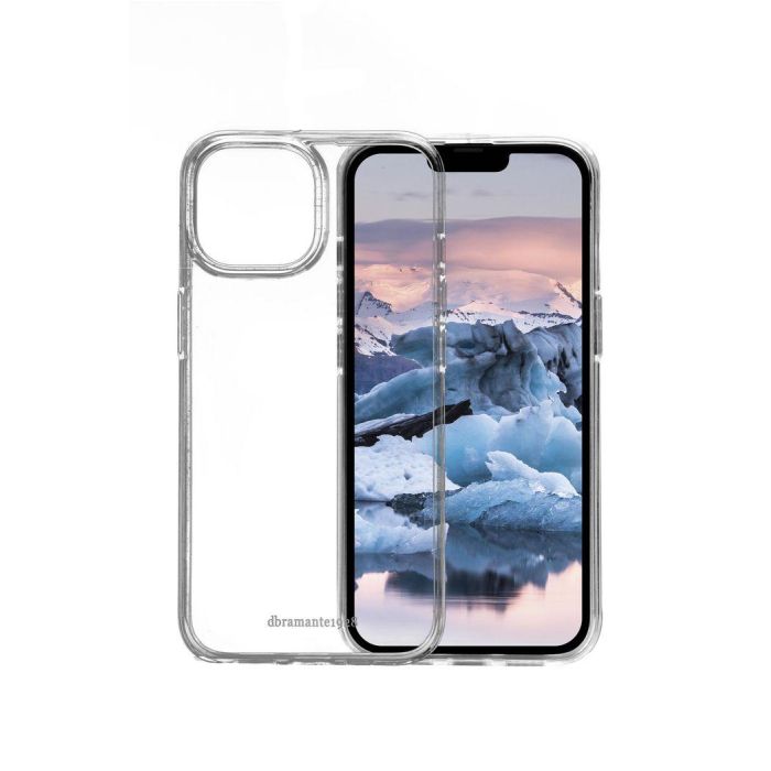 dbramante1928 Greenland Funda Transparente para iPhone 14 Pro, Reciclada y Reciclable, Protección Antigolpes