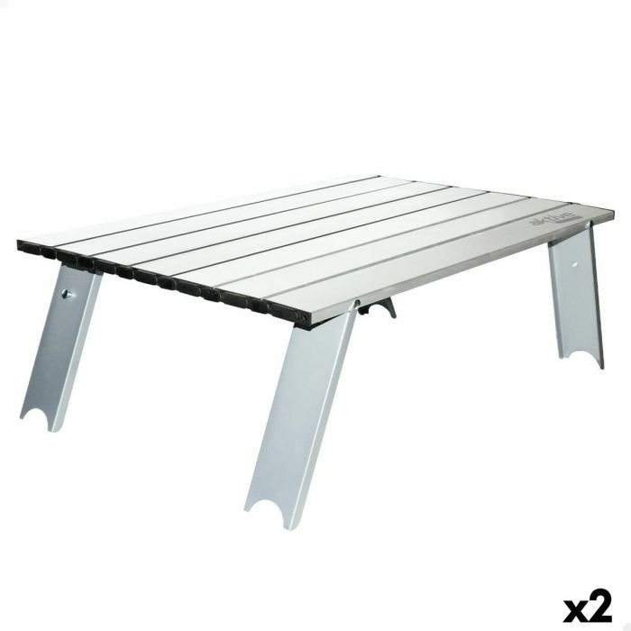 Mesa Plegable Aktive 55 x 20 x 41 cm (2 Unidades)