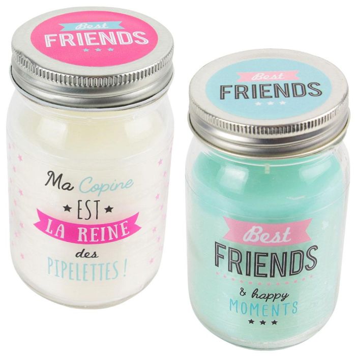 The Concept Factory Tarro Vela "Best Friends" Colección Une Famille Aroma Fresas Silvestres 2
