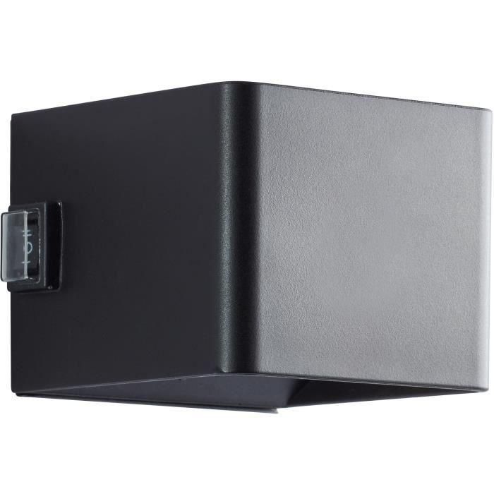 Aplique magnético de exterior - ISEO - BRILLIANT - Recargable - Negro - LED - Sensor - 4W - 300lm - 3000K - USB 1