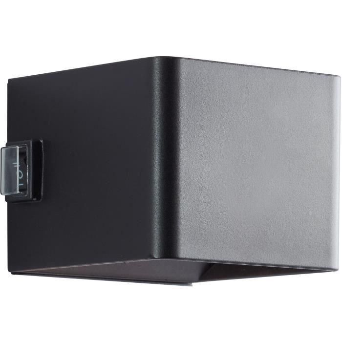 Aplique magnético de exterior - ISEO - BRILLIANT - Recargable - Negro - LED - Sensor - 4W - 300lm - 3000K - USB