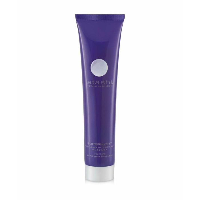 Atashi SUPERNIGHT Desmaquillante Oil to Milk 75 ml - Doble Textura Iluminador Hidratante para Todo Tipo de Pieles