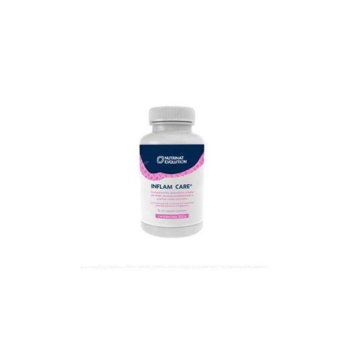 NUTRINAT EVOLUTION Inflam Care 60 Vcaps. con MSM, Cúrcuma y Enzimas para Control Antiinflamatorio