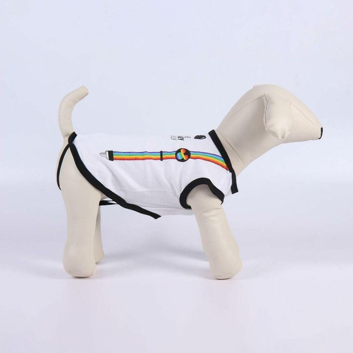 Cerdá Camiseta para Perro Single Jersey Disney Pride Blanco Talla M