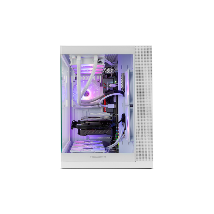 NOX HUMMER ASTRA NEO Caja PC Blanca Frameless USB 3.0 Type-C 4