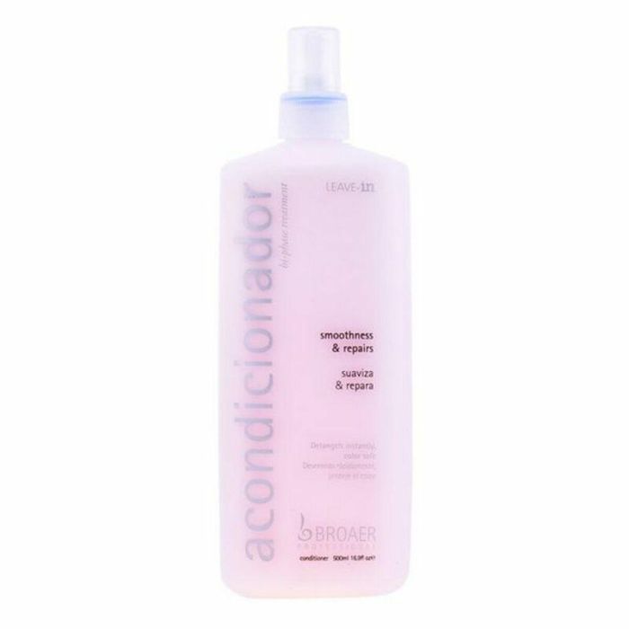 BROAER Leave In Smothness & Repairs Conditioner - Acondicionador bifásico para cabello dañado, 500 ml