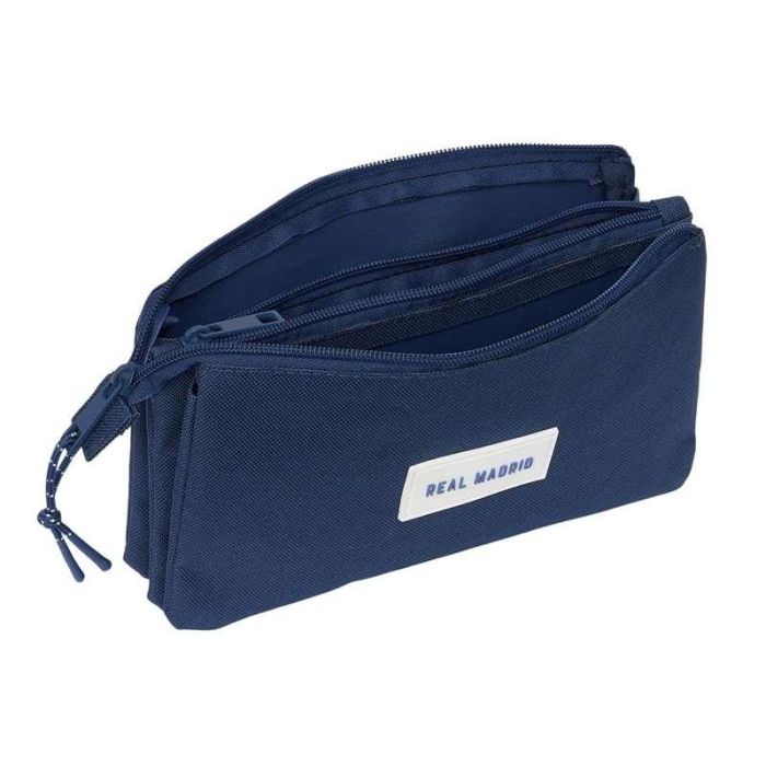 Safta Portatodo Triple Real Madrid Chica Marino 22x12x3 cm 2