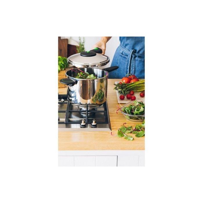 Monix Olla a Presión M911003 Inox 7 Litros Cocina Rápida y Saludable Inducción 3