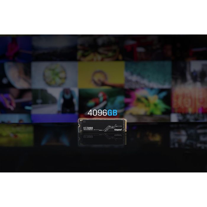 Kingston KC3000 SSD M.2 NVMe PCIe 4.0 x4 4TB, Velocidad 7000 MB/s para PC/Portátil 2