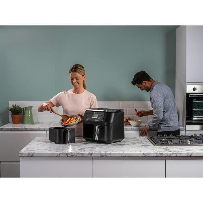Freidora de Aire Ninja Foodi AF300EU 7.6L, 6 en 1 con Compartimento Doble, Max Crisp, Asar, Hornear, Deshidratar y Recalentar 5 Freidora de Aire Ninja Foodi AF300EU 7.6L, 6 en 1 con Compartimento Doble, Max Crisp, Asar, Hornear, Deshidratar y Recalentar 5