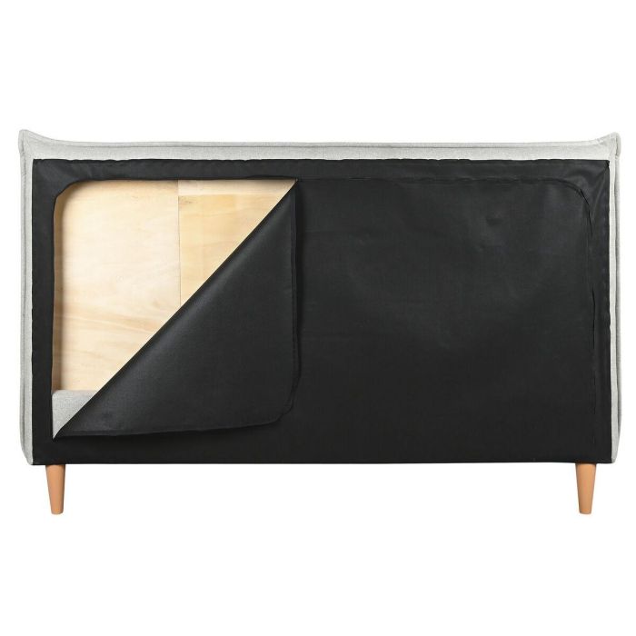 DKD Home Decor Cama Urban Desmontable Beige Poliéster/Madera para colchón 150x200cm - 219x108x177cm 7
