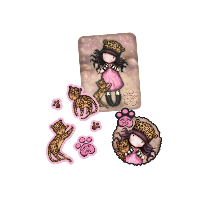 Safta Gorjuss Wild Pegatinas Expositor 18 Blisters x 7 Unidades 70x215x304 mm 2