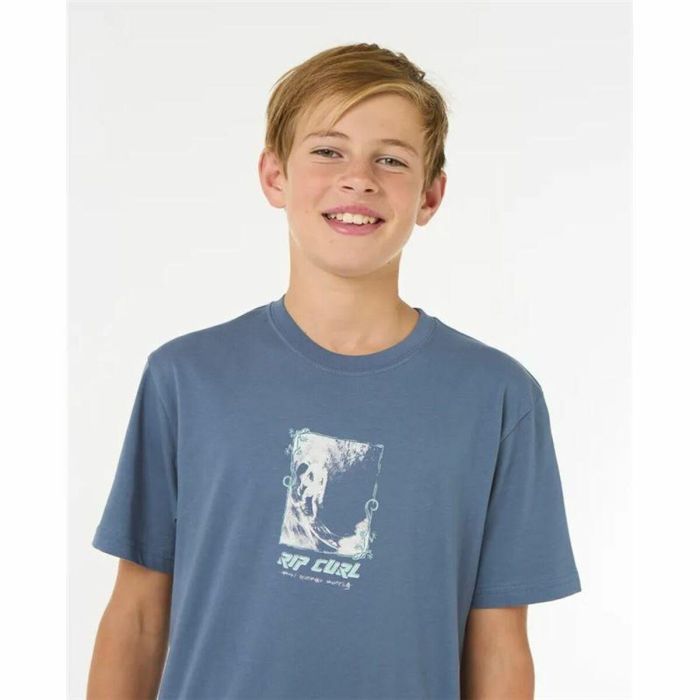 Camiseta de Manga Corta Infantil Rip Curl Raw Energy Frame Tee 1