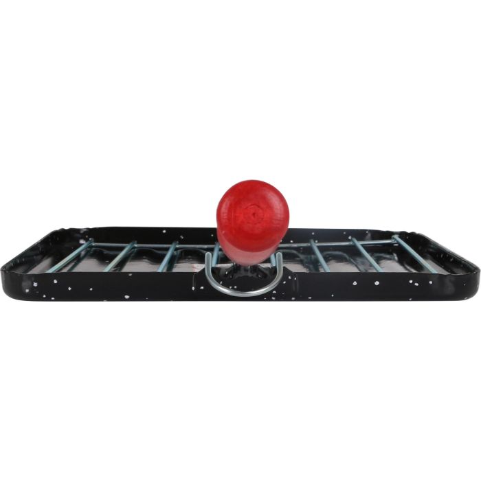 Asador Cuadrado con Parrilla 23 cm Jaspeada - La Estrella (10 Unidades) 2 Asador Cuadrado con Parrilla 23 cm Jaspeada - La Estrella (10 Unidades) 2