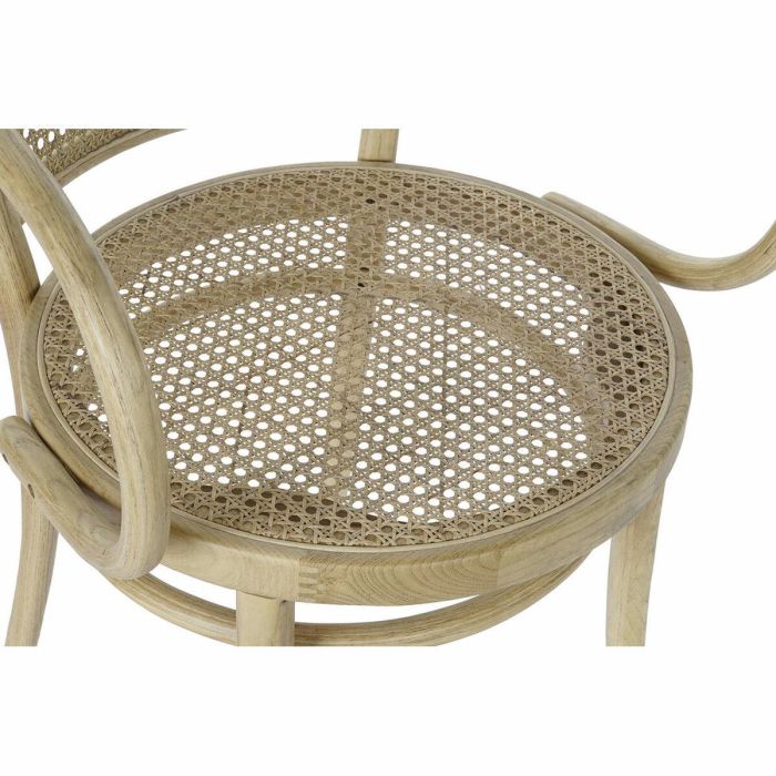 Silla de Jardín DKD Home Decor 58 x 58 x 79,5 cm Natural Ratán 1