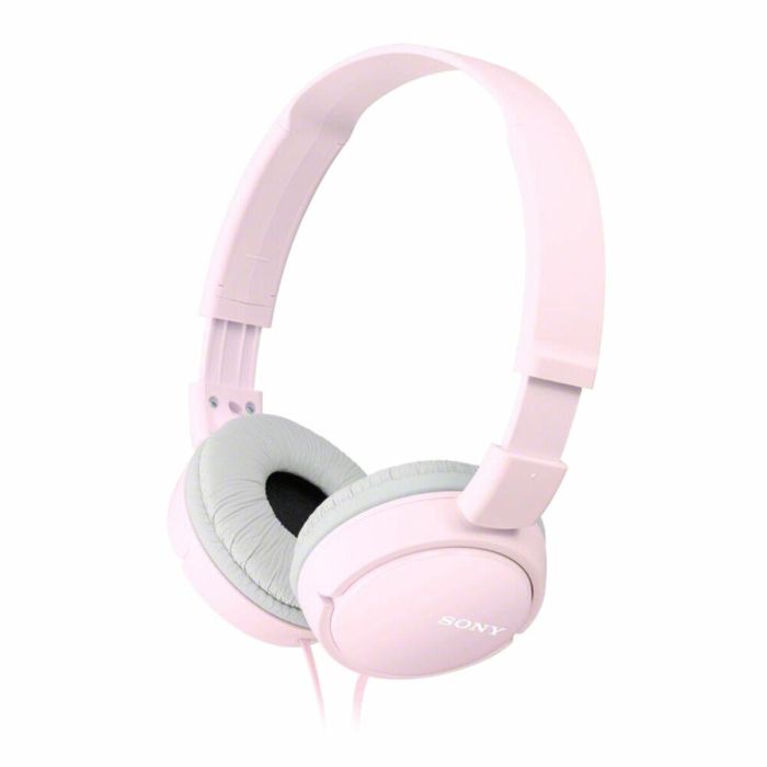 Sony MDR-ZX110P Auriculares de Diadema Supraaurales Cerrados Plegables con Jack 3.5mm y Almohadillas Acolchadas Color Rosa