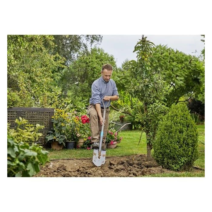 Gardena NatureLine Spitz-Spaten – Pala de punta ergonómica de acero para drenaje, mango en D, color negro 2 Gardena NatureLine Spitz-Spaten – Pala de punta ergonómica de acero para drenaje, mango en D, color negro 2