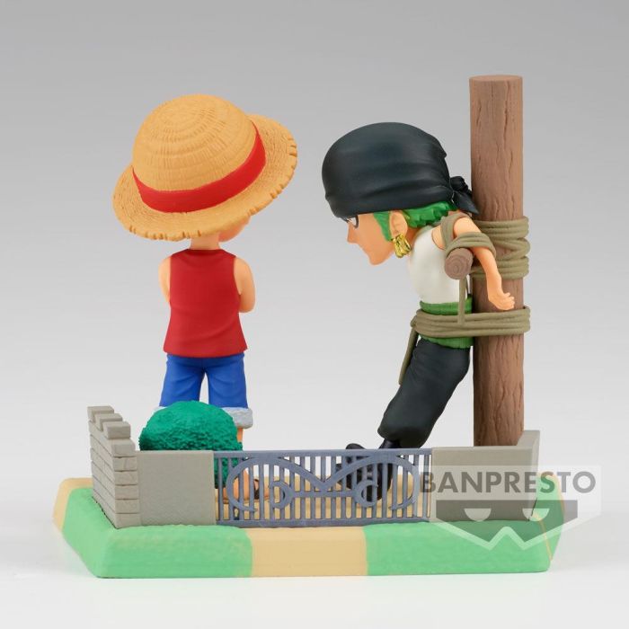 Figura Monkey D Luffy & Roronoa Zoro Log Stories One Piece 7cm 2 Figura Monkey D Luffy & Roronoa Zoro Log Stories One Piece 7cm 2