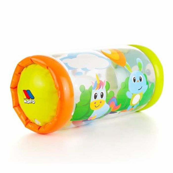 Activity roller. tubo de plastico hinchable y transparente. el bebe podrá gatear y pasar las bolitas de un lado a otro. 3