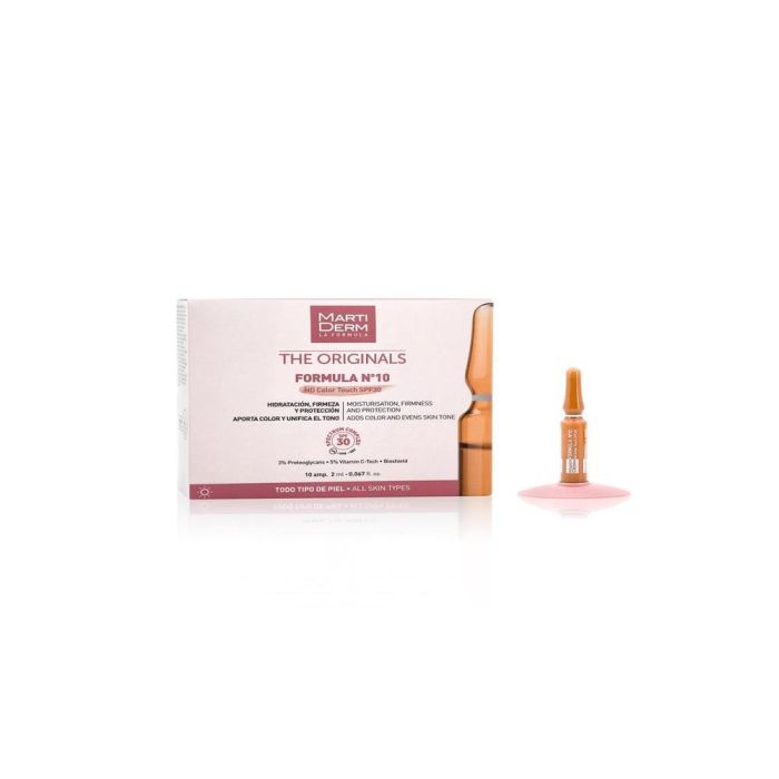 Martiderm fnº10 Color Touch SPF30 30 Ampollas