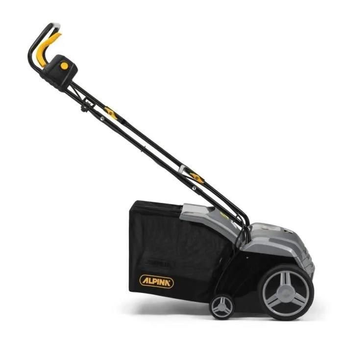 Escarificador eléctrico ALPINA 1300W - ASC 1.3E - 32cm cortado en bolsa de lona de 40L 2 Escarificador eléctrico ALPINA 1300W - ASC 1.3E - 32cm cortado en bolsa de lona de 40L 2