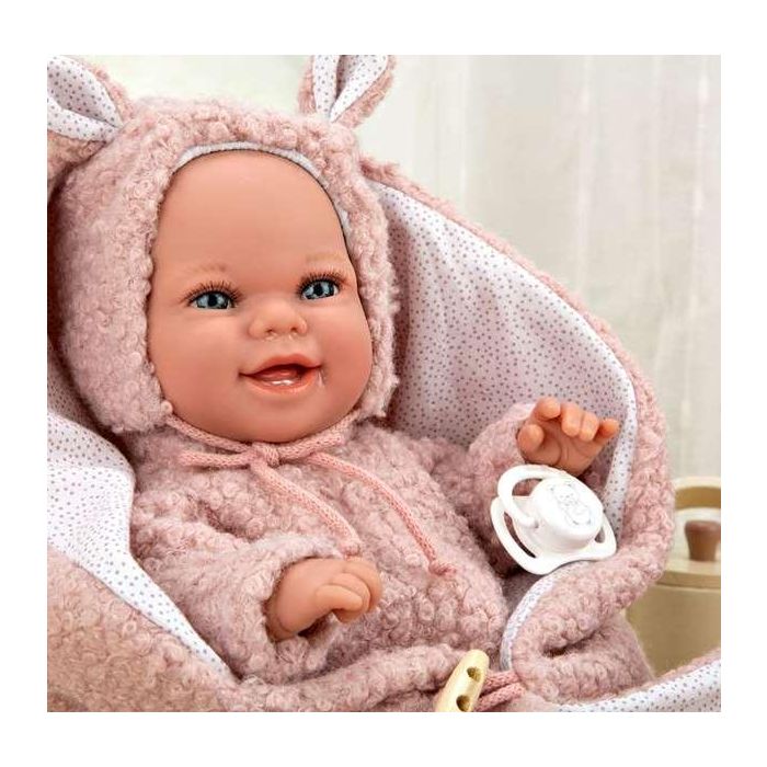 Muñeca elegance babyto rosa con manta (muñeca de peso) 35 cm cuerpo blando 5 Muñeca elegance babyto rosa con manta (muñeca de peso) 35 cm cuerpo blando 5
