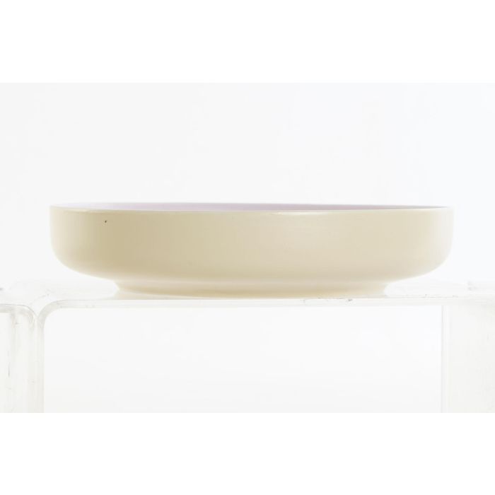 DKD Home Decor Plato Scandi New Bone Multicolor Apto Microondas y Lavavajillas 21x4x21 cm (12 Unidades) 2 DKD Home Decor Plato Scandi New Bone Multicolor Apto Microondas y Lavavajillas 21x4x21 cm (12 Unidades) 2