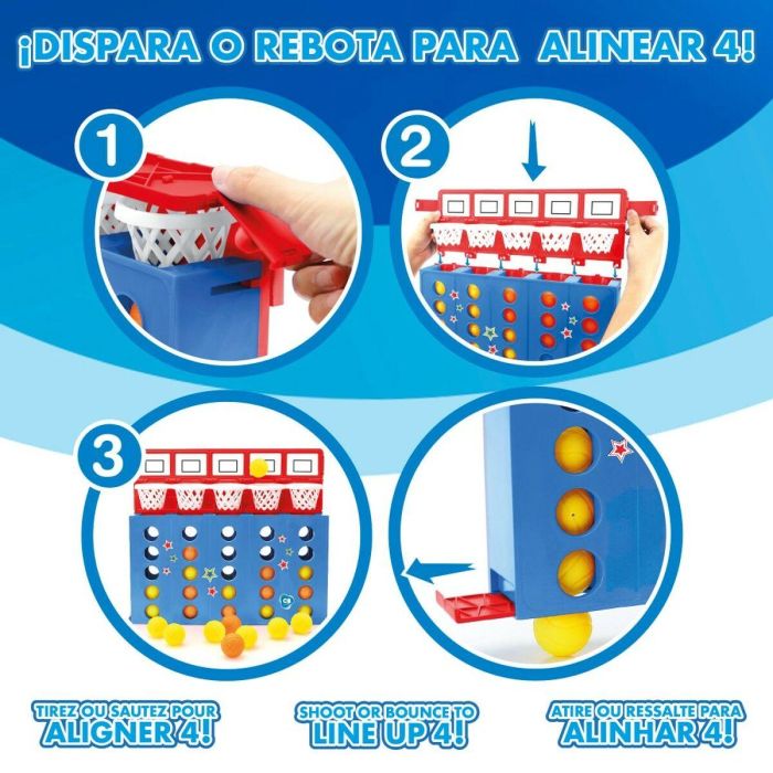 4 en Raya Colorbaby 36,5 x 29 x 7 cm (6 Unidades) 3