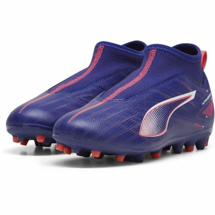 Botas de Fútbol para Niños Puma Ultra 5 Match+ Ll Mg Morado 3