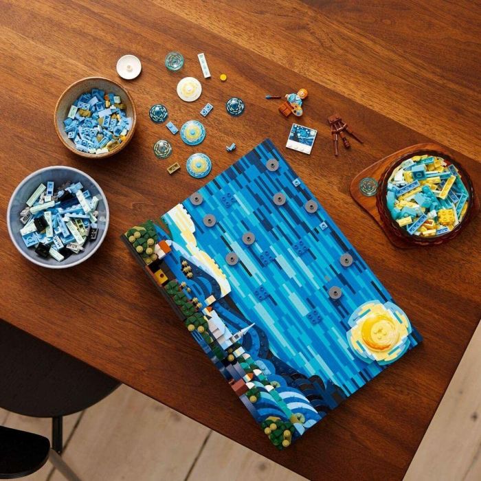 LEGO Ideas 21333 Vincent Van Gogh - Lienzo de la noche estrellada Lámina artística 1 LEGO Ideas 21333 Vincent Van Gogh - Lienzo de la noche estrellada Lámina artística 1