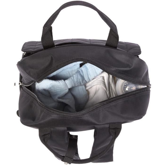 Tineo TIN3275052459534 Bolso cambiador forma mochila acolchado negro 2 Tineo TIN3275052459534 Bolso cambiador forma mochila acolchado negro 2