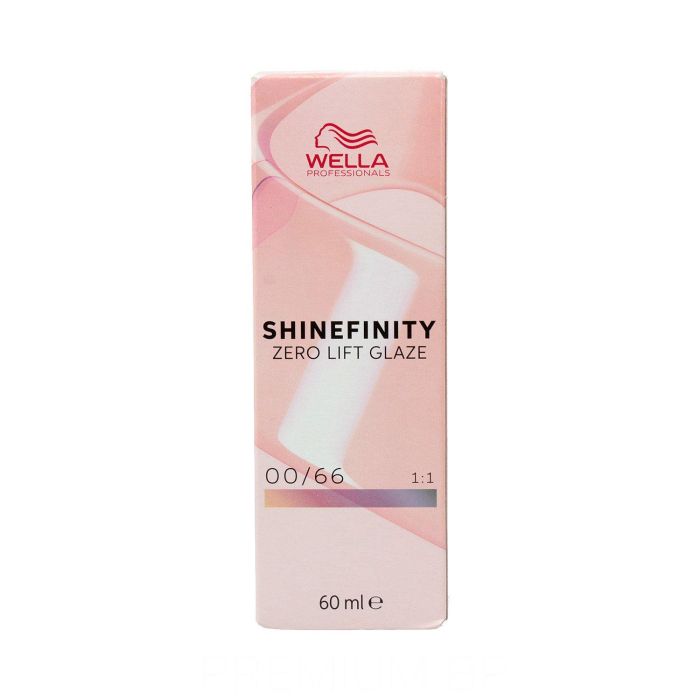 Wella Shinefinity Tinte Semipermanente 00/66 60ml - Coloración Profesional con Brillo Espejo y Cero Daño