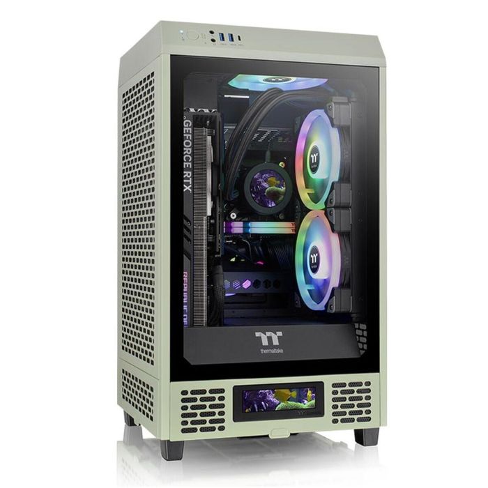 Thermaltake Tower 200 Mini Torre PC Verde con Soporte para Discos Duros 2.5/3.5 pulgadas y Ventiladores 120/140 mm 3 Thermaltake Tower 200 Mini Torre PC Verde con Soporte para Discos Duros 2.5/3.5 pulgadas y Ventiladores 120/140 mm 3