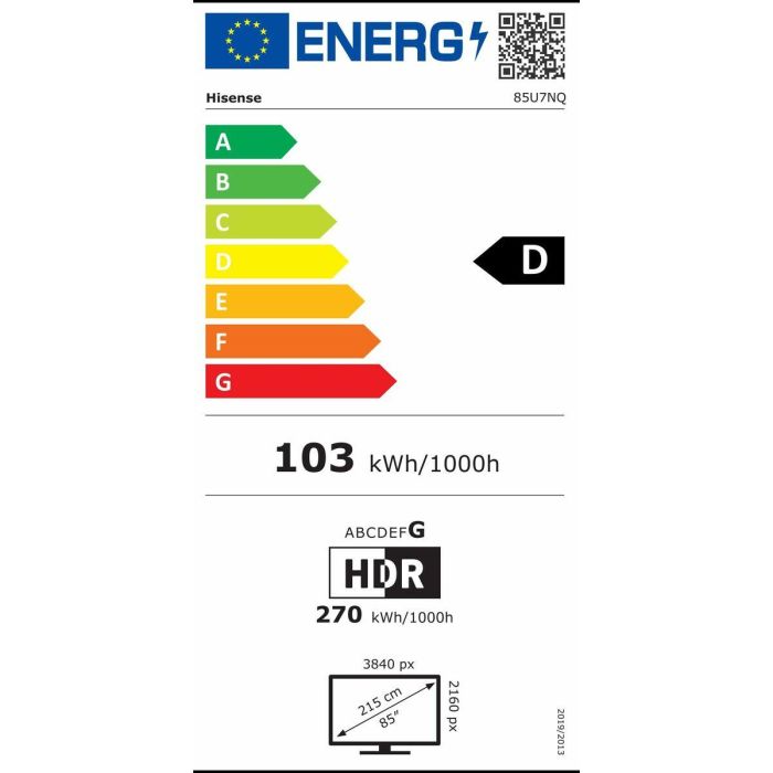 Smart TV Hisense 85U7NQ 4K Ultra HD 85" ULED 2 Smart TV Hisense 85U7NQ 4K Ultra HD 85" ULED 2