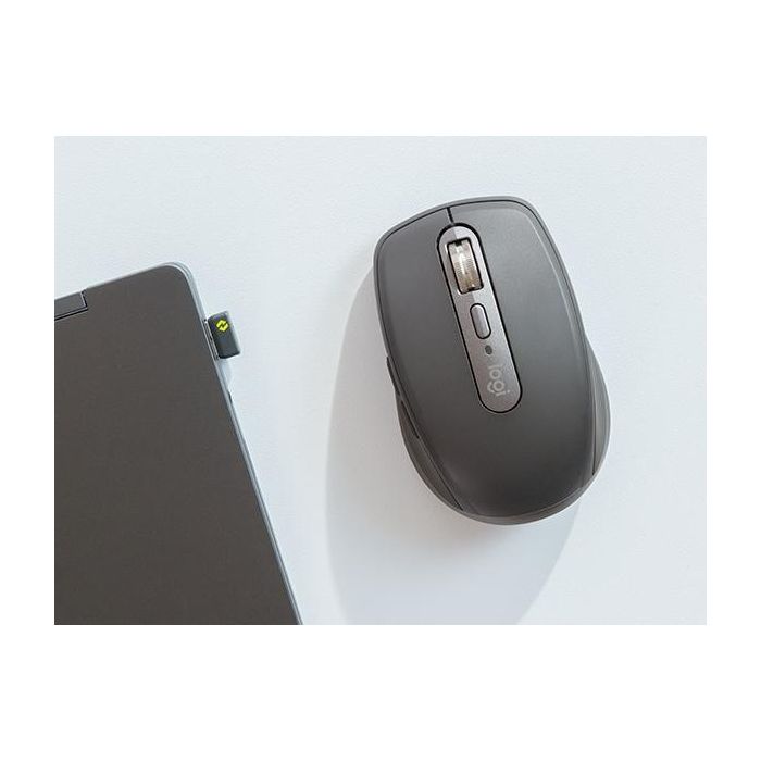 Logitech MX Anywhere 3S for Business Ratón Inalámbrico Compacto, Bluetooth, USB-C, Pale Grey EMEA28-935 3