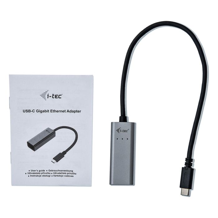 Cable USB C i-Tec C31METALGLAN Gris 3