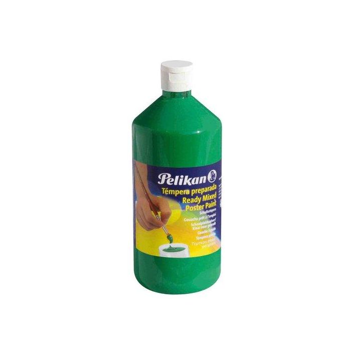 Tempera Pelikan 1000 Ml (Bote) 742/1L Verde Claro Nº155